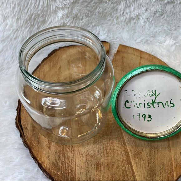 Vintage Hand Painted Ceramic Snowman Cookie Jar Candy Jar - Picture 7 of 8